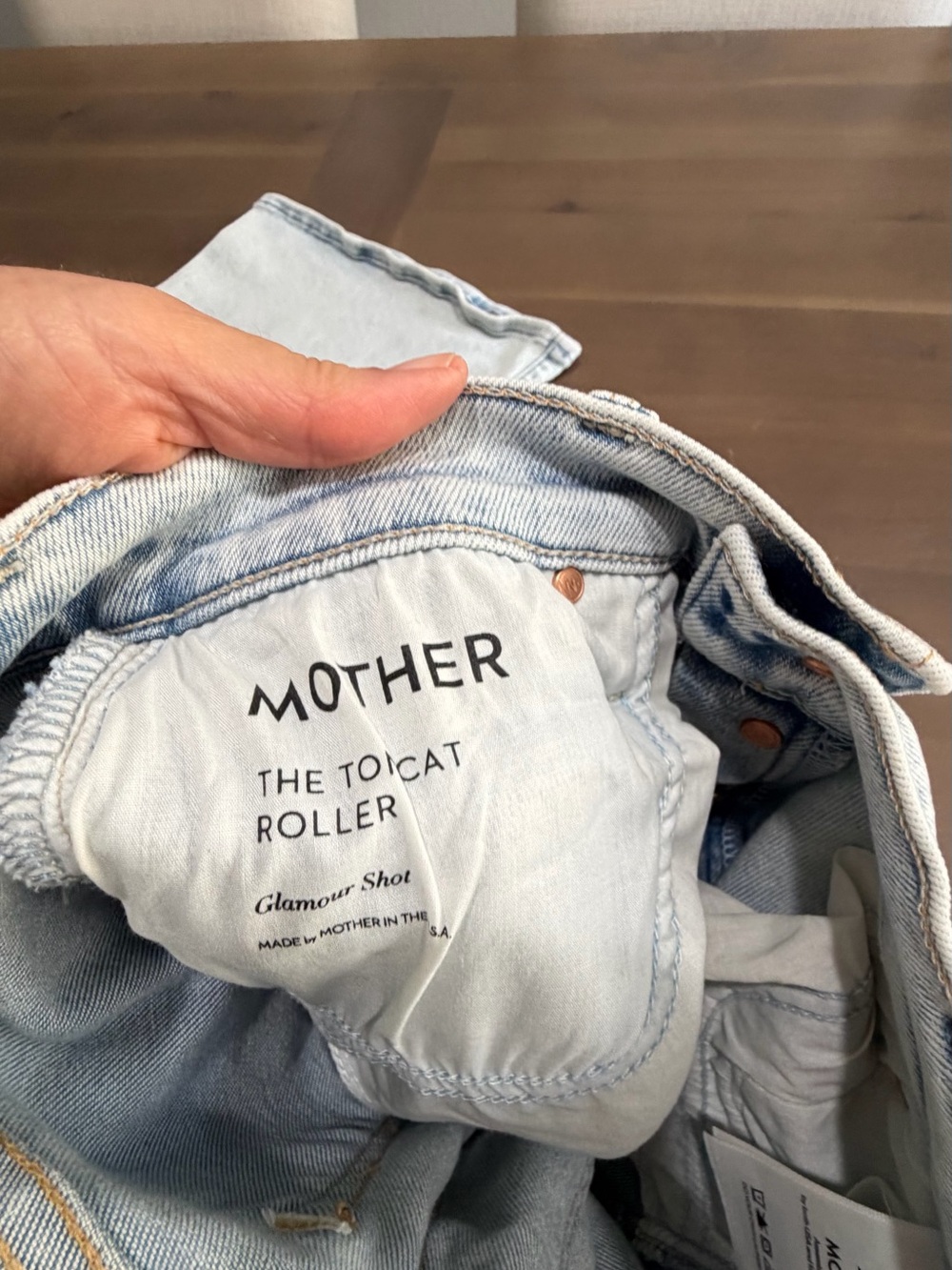 💫 MOTHER💫 Jeans Tomcat Roller Glamour Shot 27 - Picture 9 of 15
